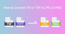 Convertir TIF ou TIFF en JPG ou PNG s
